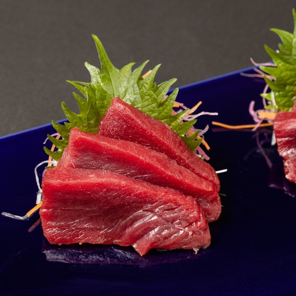 青森県三厩(みんまや)産 天然本マグロ<柵>赤身・中トロ2種セット(各100g) 生食用・冷凍