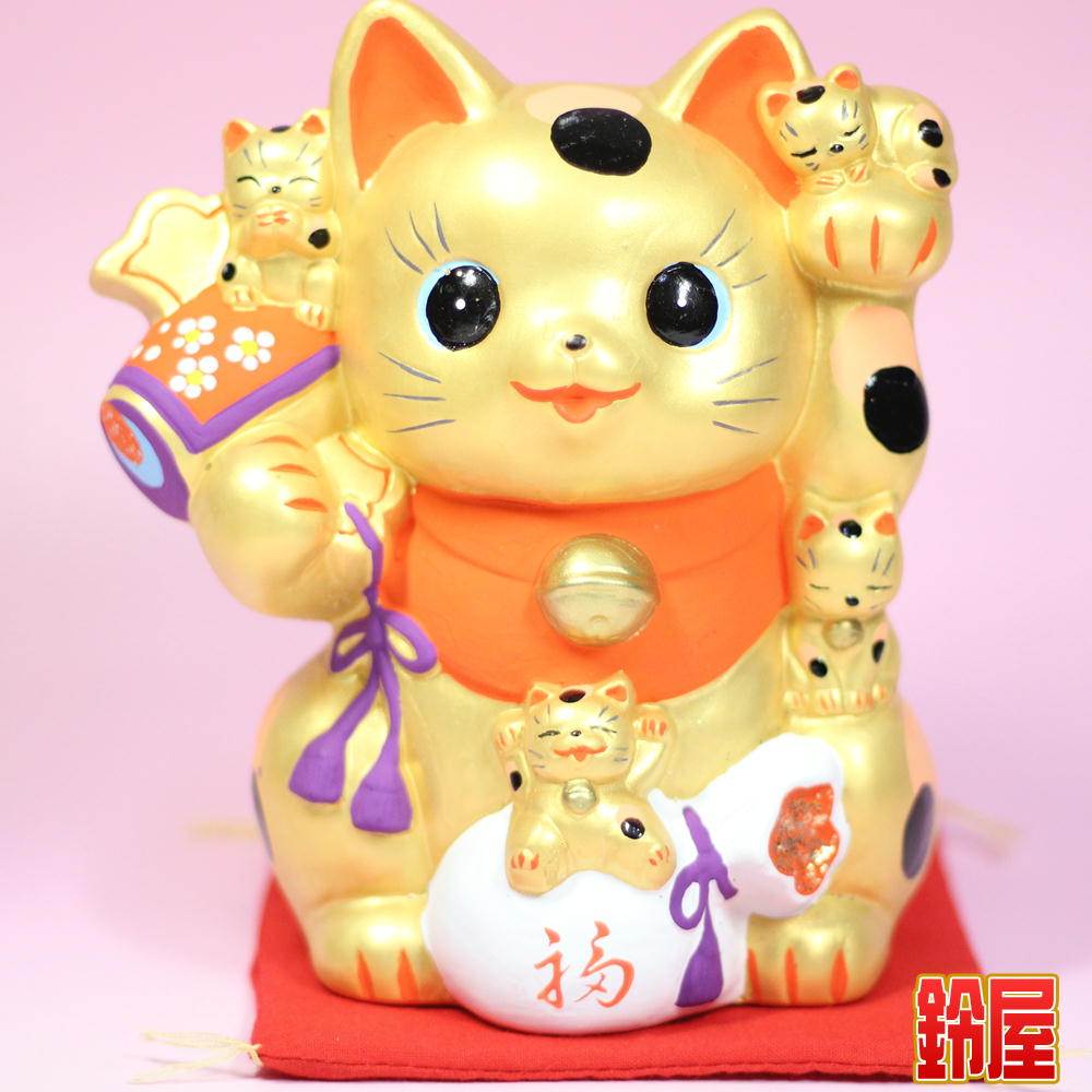 金色猫づくし招き猫を販売｜かわいい招き猫の通販サイト