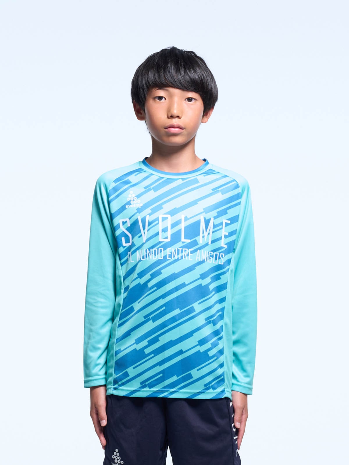 150cm スボルメ　ジュニアプラシャツプラパン ブルー 150cm スボルメ ジュニアプラシャツプラパン ブルーネイビー