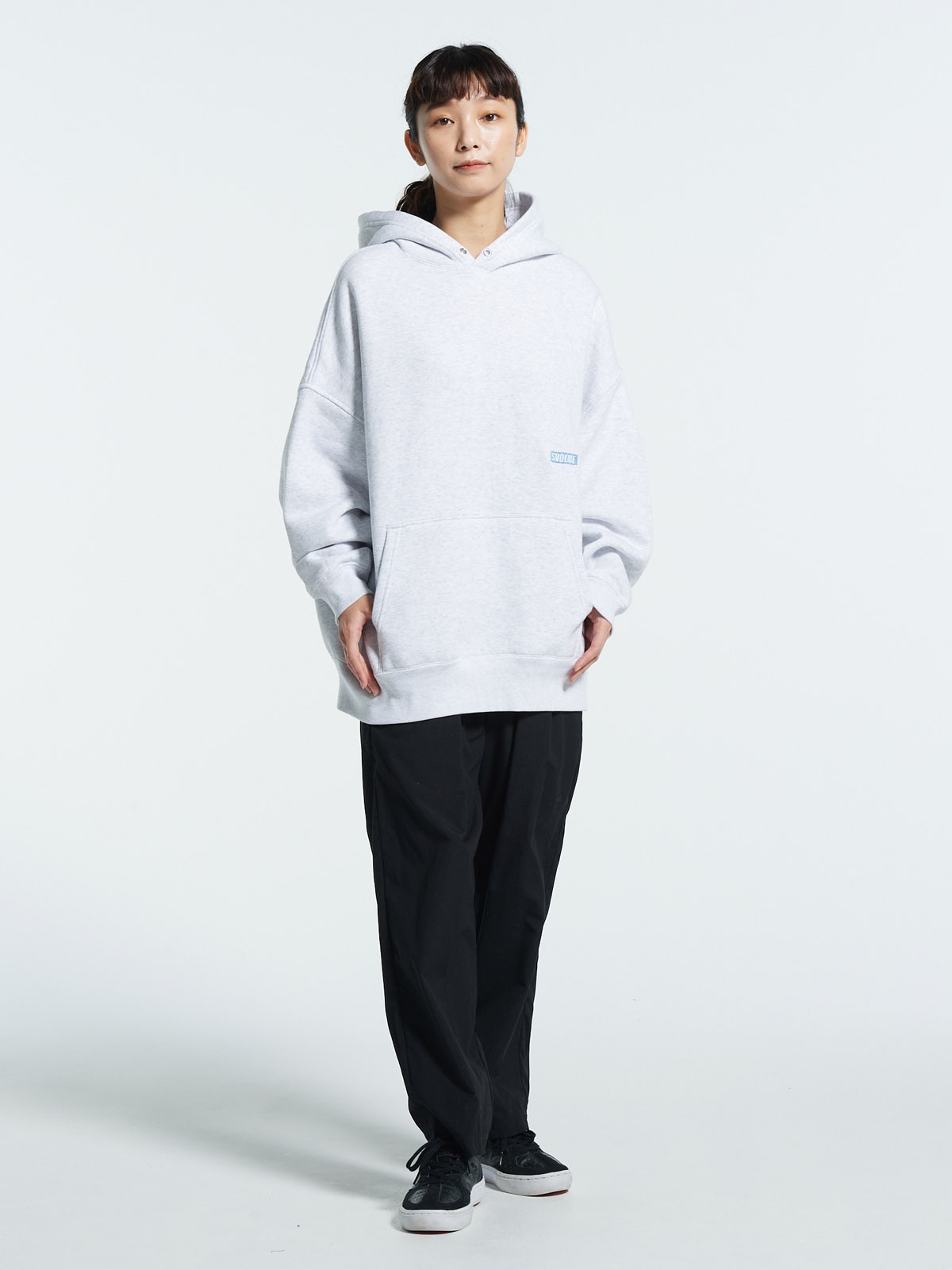 ★svolme★スボルメ レア！スウェット セットアップ ドット グレー 水玉 SVOLME スボルメ ジュニア ピステクルートップ(ライトグレー