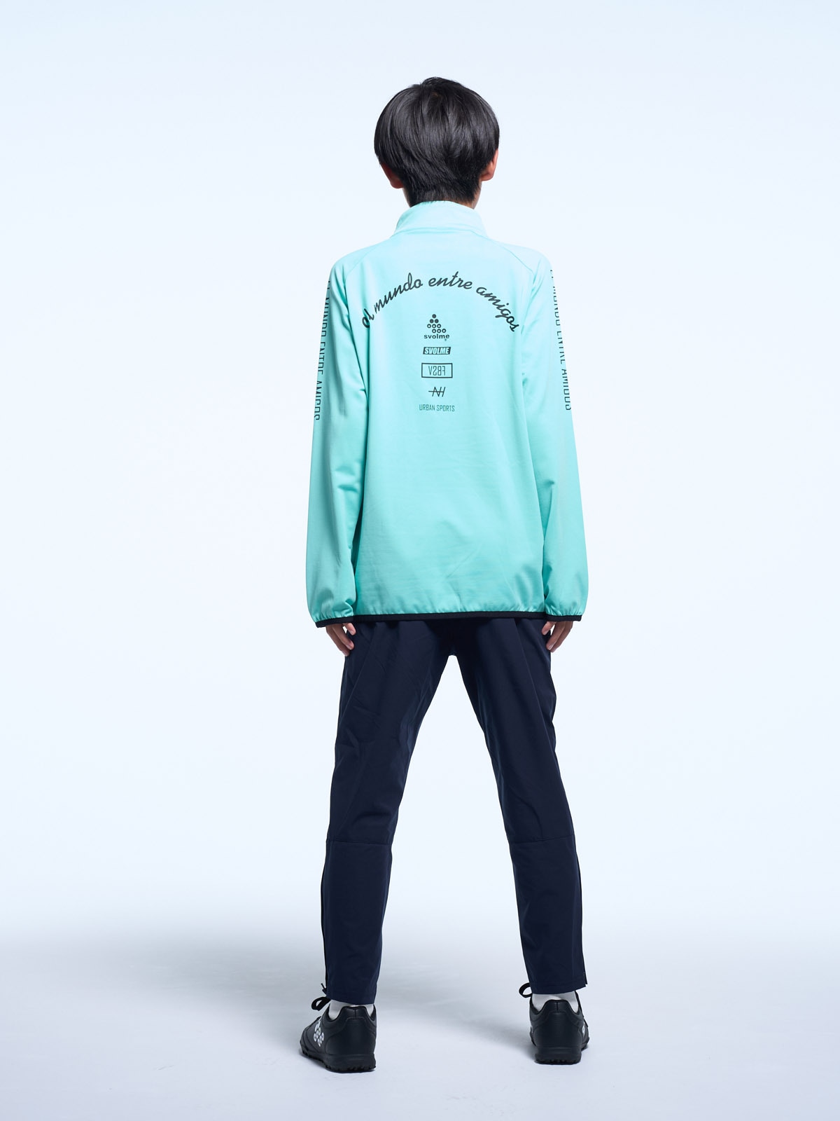 ジュニア 起毛あったかのびのびハーフジップ　【SVOLME|スボルメ】サッカーフットサルジュニアウェアー1253-50401 Jr起毛あったかのびのびハーフジップ<br>(4カラー) ジュニア,アウター