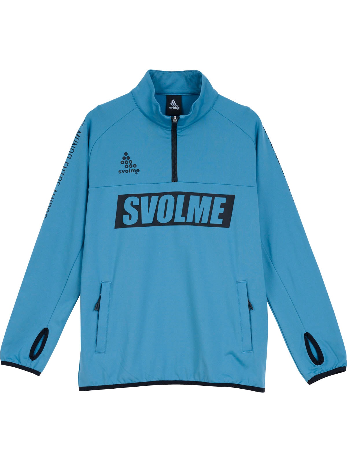 ジュニア 起毛あったかのびのびハーフジップ　【SVOLME|スボルメ】サッカーフットサルジュニアウェアー1253-50401 Jr起毛あったかのびのびハーフジップ<br>(4カラー) ジュニア,アウター