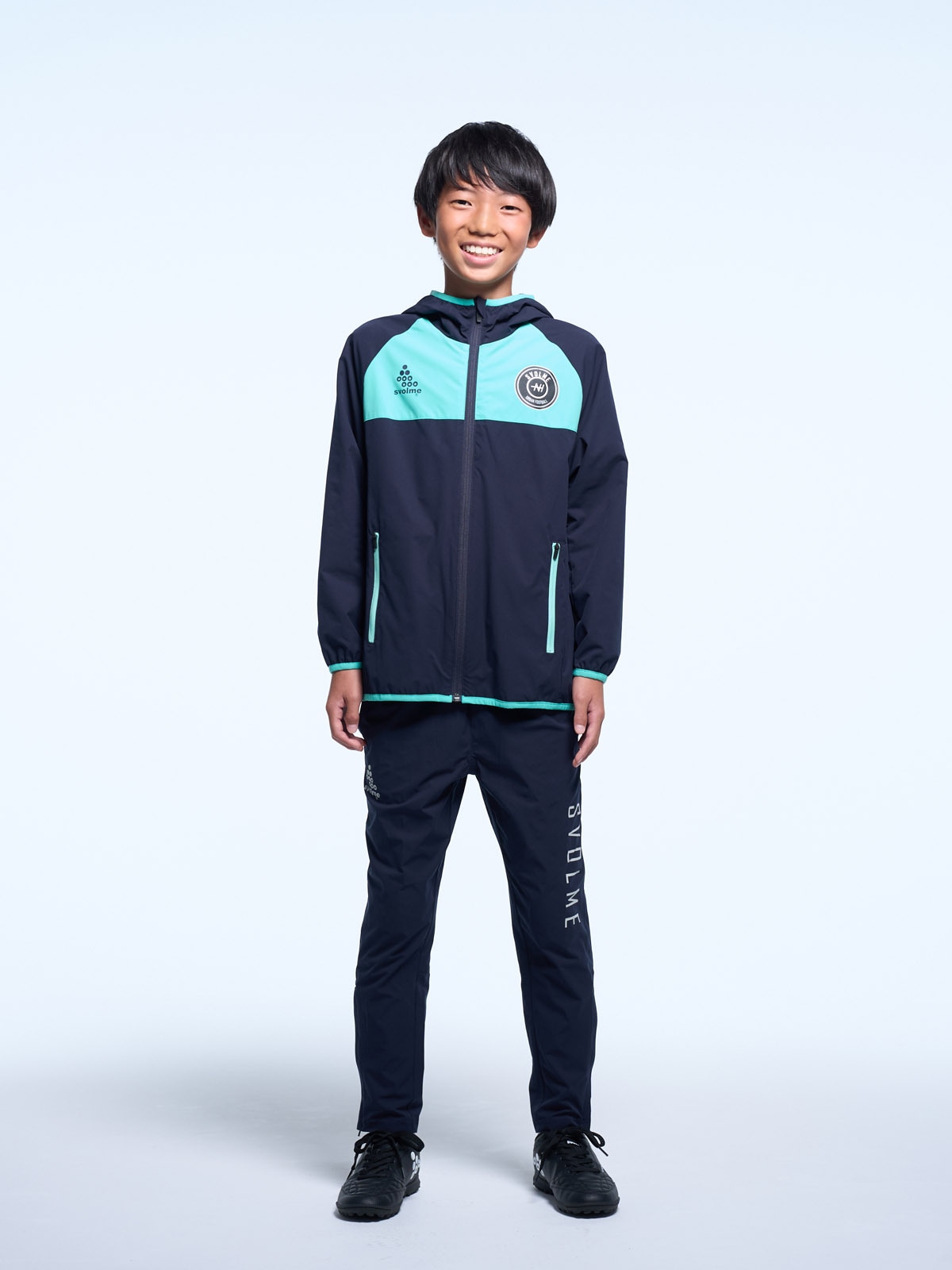 Jrピステ裏メッシュジップフーディー<br>(4カラー) ジュニア SVOLME