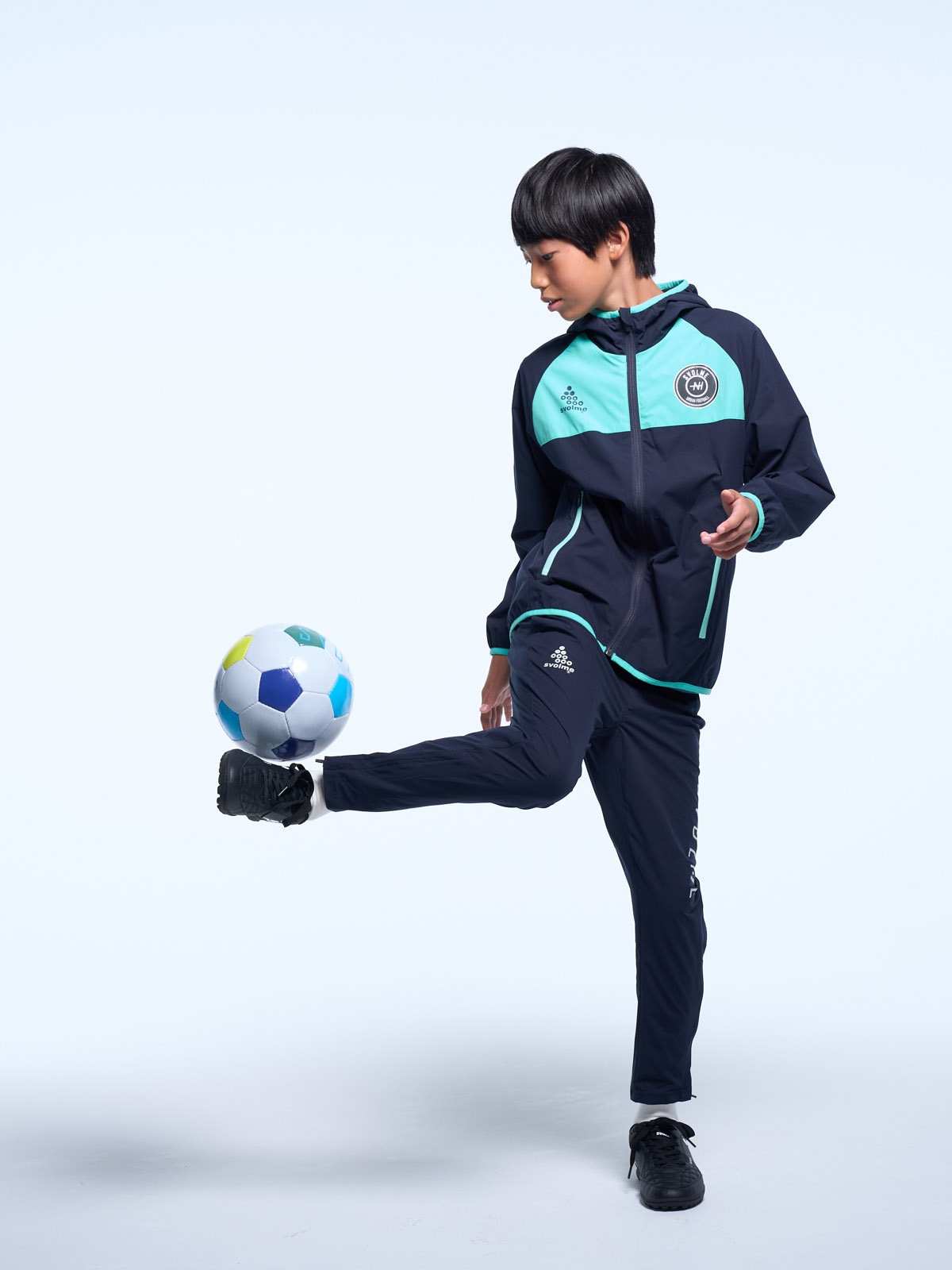 Jrピステ裏メッシュジップフーディー<br>(4カラー) ジュニア SVOLME