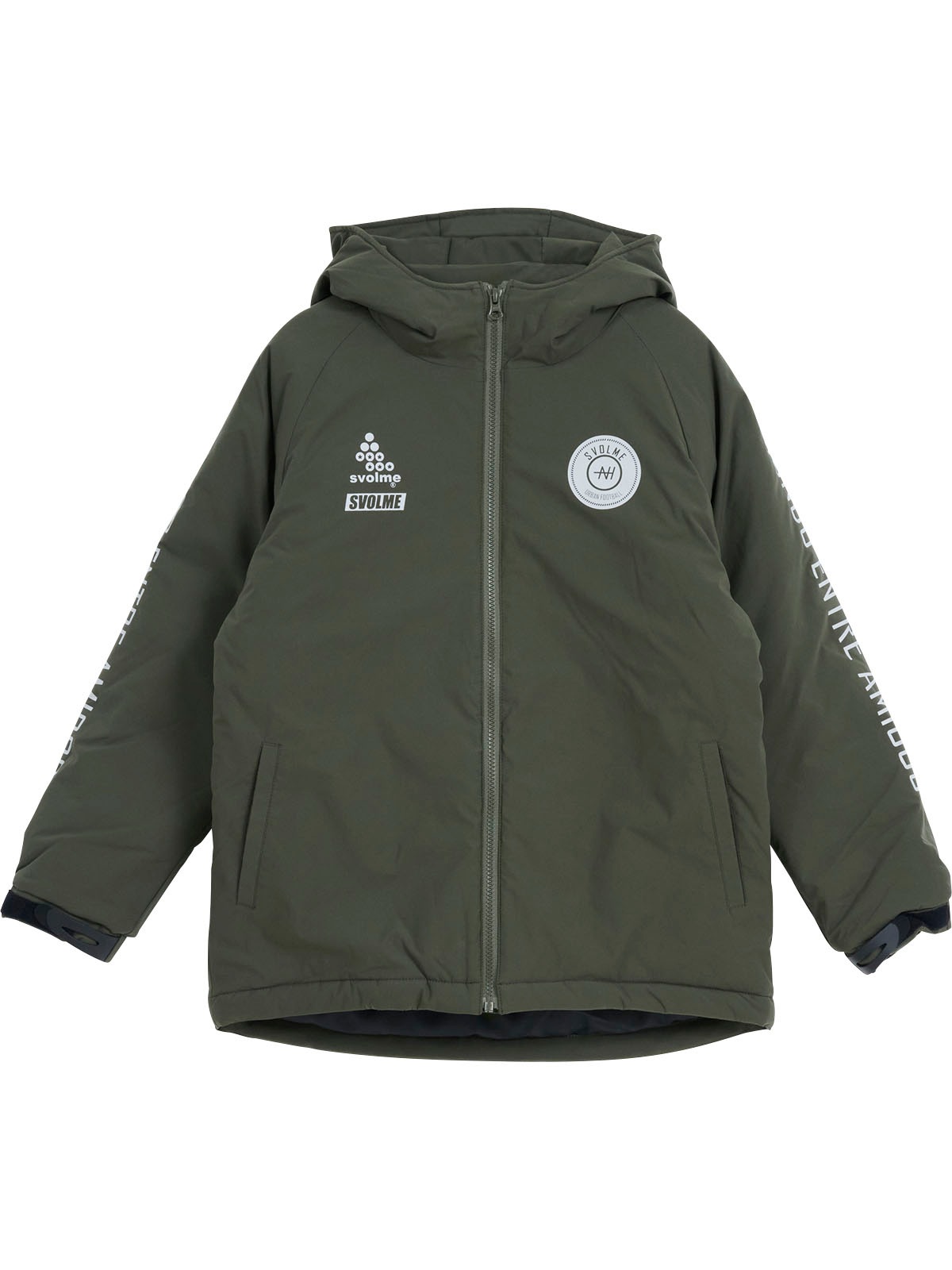 SVOLME ジュニア Jr発熱中綿ベンチコート（カラー:ダークカーキ） SVOLME スボルメ ジュニア発熱中綿ベンチコート(カーキ) 1253-50804