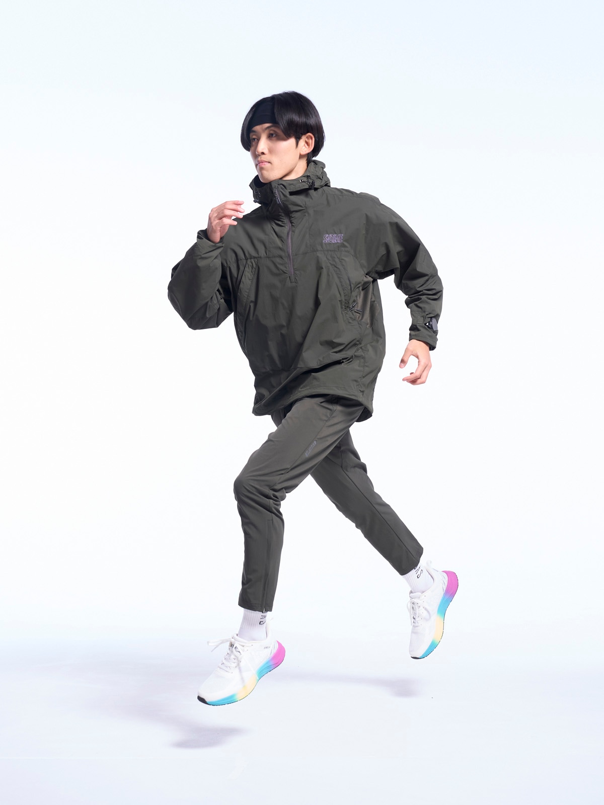 svolme XL チャコールグレー　ナイロンストレッチロングランパン ナイロンストレッチロングランパン<br>(3カラー) カテゴリー SVOLME