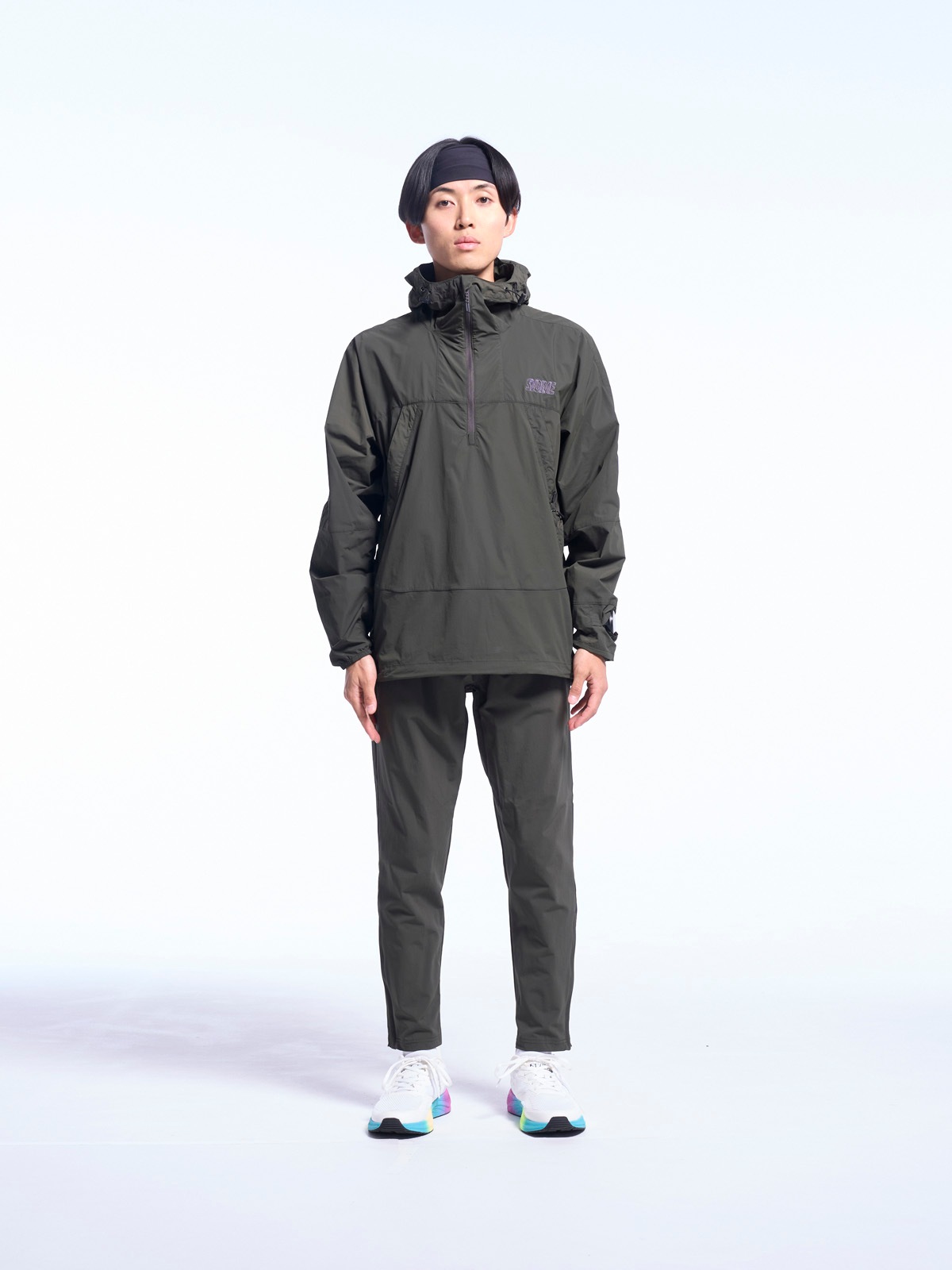 svolme XL チャコールグレー　ナイロンストレッチロングランパン ナイロンストレッチロングランパン<br>(3カラー) カテゴリー SVOLME