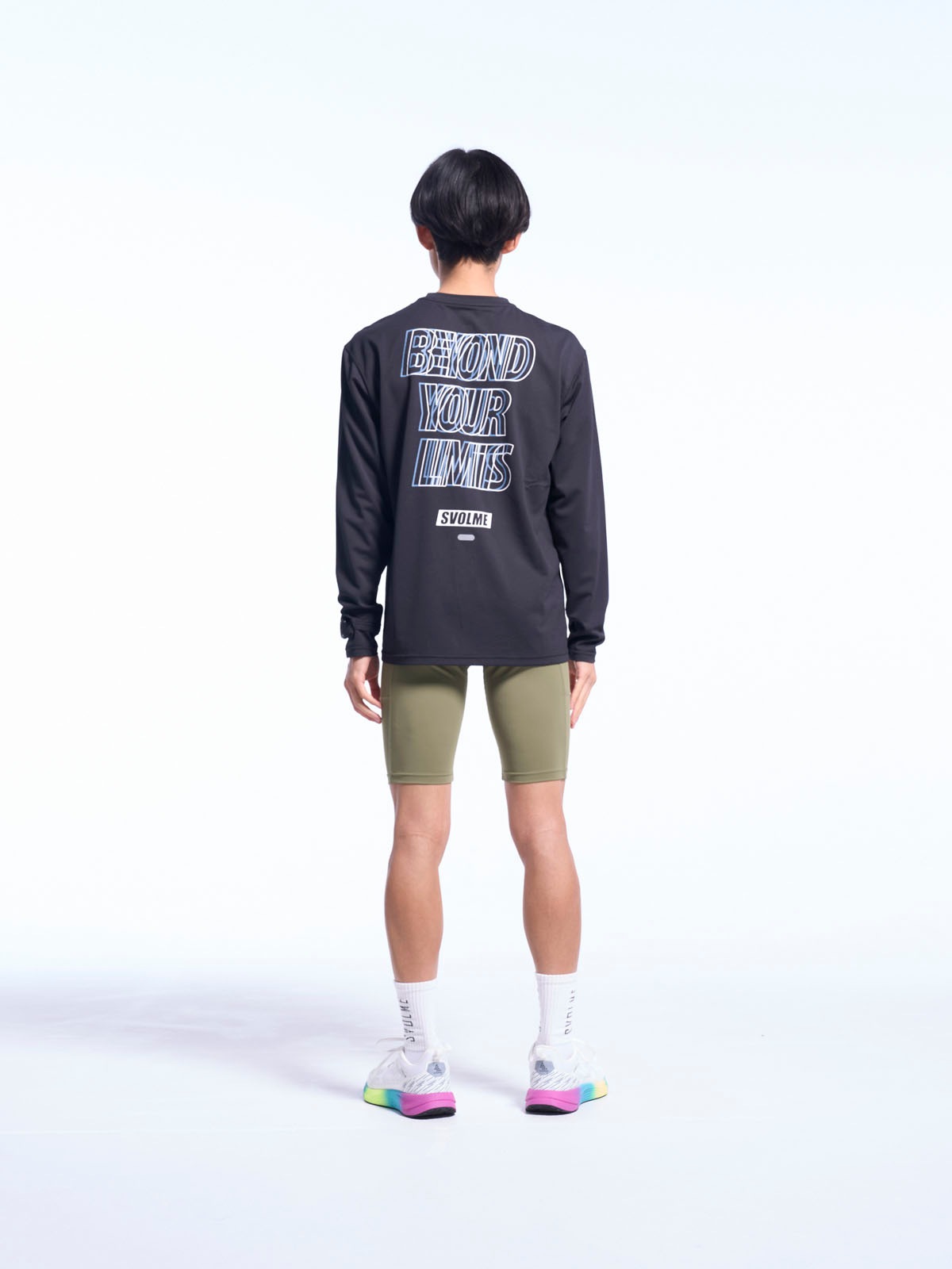 【未使用】SVOLMEビートマルチポケットミドルスパッツ BLACK＊GY S ビートマルチポケットミドルスパッツ<br>(3カラー) NEW,RUNNING SVOLME