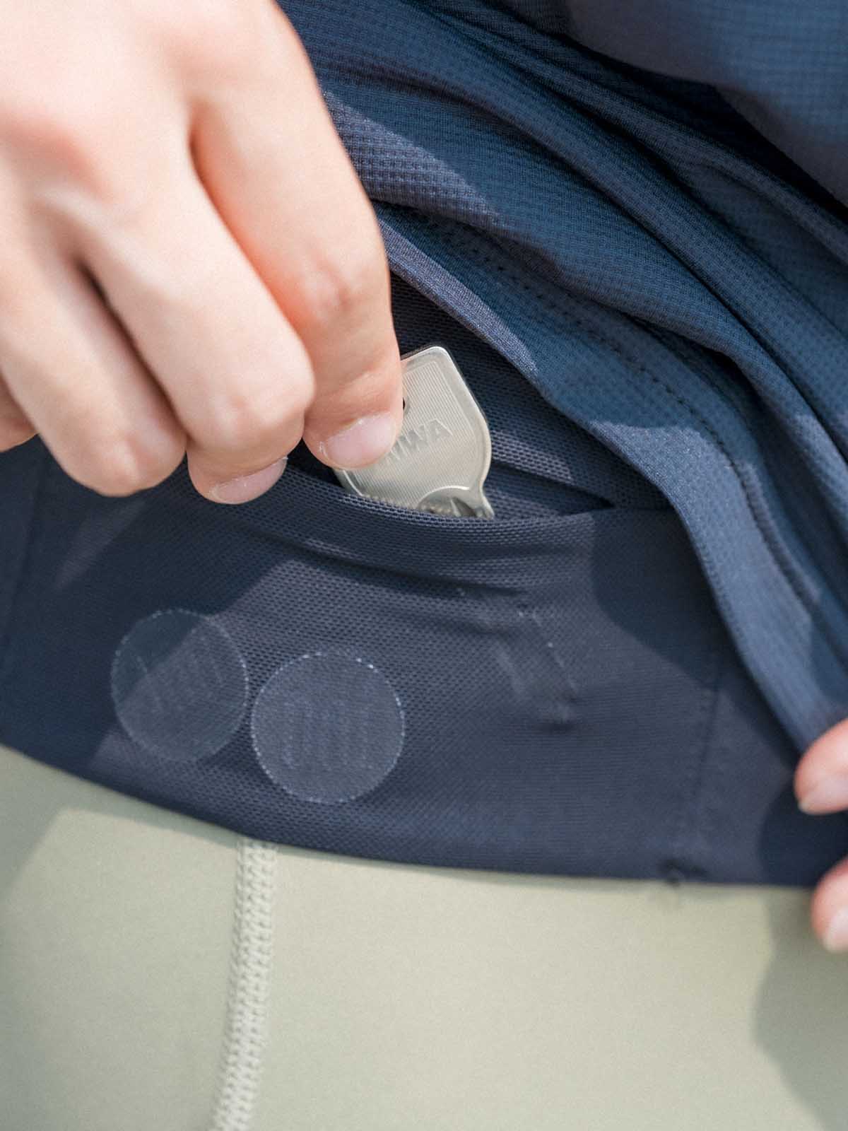 マルチポケットミドルスパッツ<br>(2カラー) NEW,RUNNING SVOLME