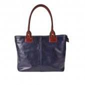 Italian Leather 2tone Tote