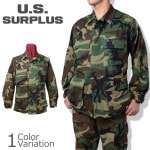 U.S SURPLUS�ʣգӥ����ץ饹�� �Ʒ�����̤������ BDU ���㥱�å� 100%���åȥ� RIP STOP