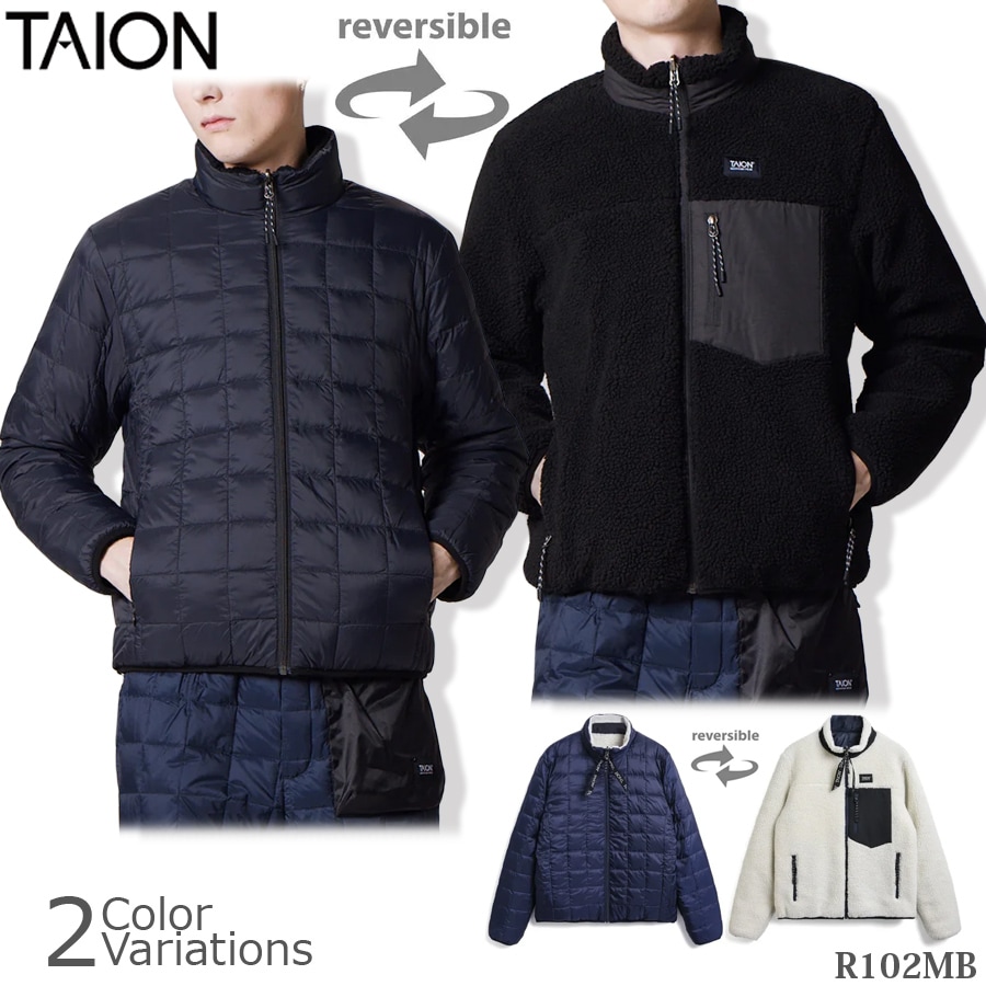 TAION(タイオン) ダウンボア リバーシブル ジャケット R102MB