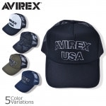 AVIREX(���ӥ�å���) LOGO MESH CAP ���� ��å��� ����å�