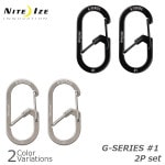 NITE IZEʥʥȥ G-SERIES Carabiner 2Set #1 ڥ᡼ء 