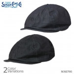 SUGAR CANE & Co.�ʥ��奬��������� 10oz. DENIM APPLEJACK CAP SC02705