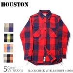 HOUSTON�ʥҥ塼���ȥ�� BLOCK CHECK VIYELLA SHIRT �֥��å������å� �ӥ��饷��� 40958