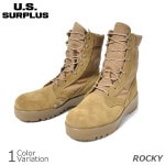 U.S SURPLUS��US�����ץ饹�� �Ʒ�����̤������ ROCKY�� HOT WEATHER ARMY COMBAT BOOTS �ۥåȥ������� �����ߡ� ����Хå� �֡���