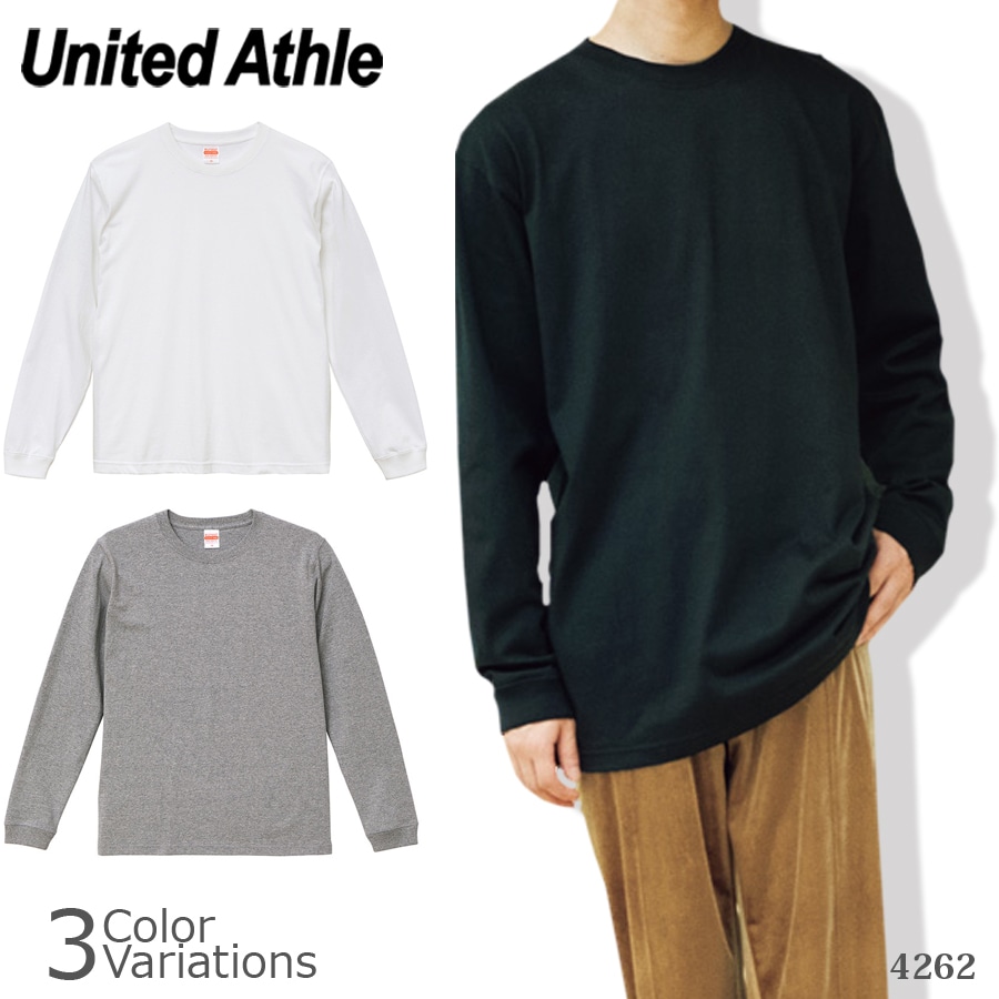 United Athle（ユナイテッドアスレ） オーセンティック スーパーヘヴィーウェイト 7.1オンス ロングスリーブ Tシャツ 4262