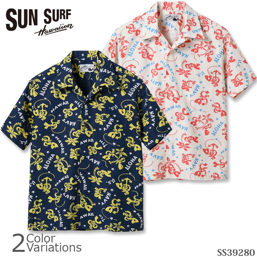 SUN SURF（サンサーフ） COTTON RIPSTOP OPEN SHIRT “SAILOR MOKU STARS” SS39280