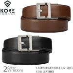 KORE ESSENTIALS COW LEATHER GUN BELT X9 