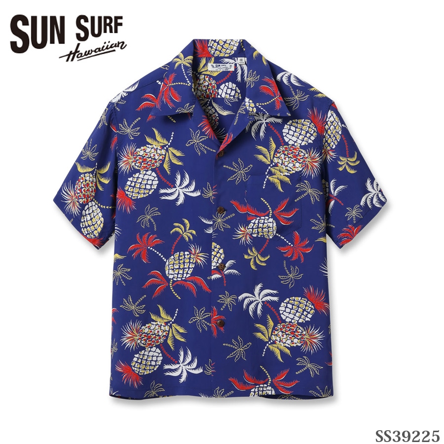 SUN SURF（サンサーフ） RAYON HAWAIIAN SHIRT “PALMS & PINEAPPLE” SS39225