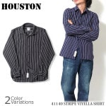 HOUSTONʥҥ塼ȥ STRIPE VIYELLA SHIRT ȥ饤ץӥ饷 41140