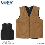 SUGAR CANE & Co.ʥ奬 COTTON DUCK PADDED WORK VEST SC15612