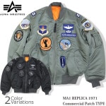 ALPHA INDUSTRIES INC.ʥեȥ꡼ TYPE MA-1 ѥå AL-586/587