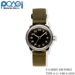 MONTRE ROROI M.R.C. WATCH CO. WW2 REPLICA USAAF TYPE A-11 24H ѥåȥå 24ɸ A-2202