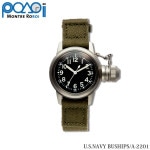 MONTRE ROROI M.R.C. WATCH CO. WW2 REPLICA U.S.NAVY BUSHIPS ꥫ ӻ A-2201