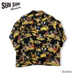 SUN SURFʥ󥵡ա L/S RAYON HAWAIIAN SHIRT HAWAIIAN HULA SS29401