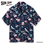 SUN SURFʥ󥵡ա RAYON HAWAIIAN SHIRT PANIOLA TOWN SS39420