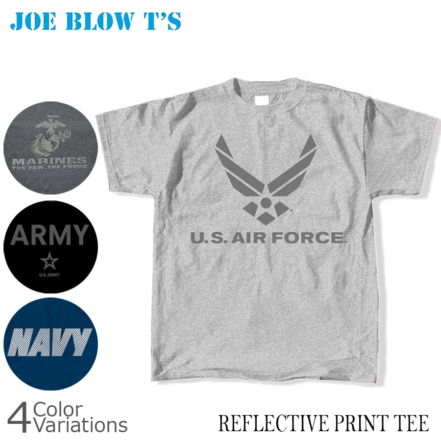 JOE BLOW T'S REFLECTIVE PRINT TEE 【メール便】