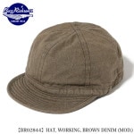 Buzz Rickson's HAT, WORKING, BROWN DENIM (MOD.) BR02844ڥ᡼ء