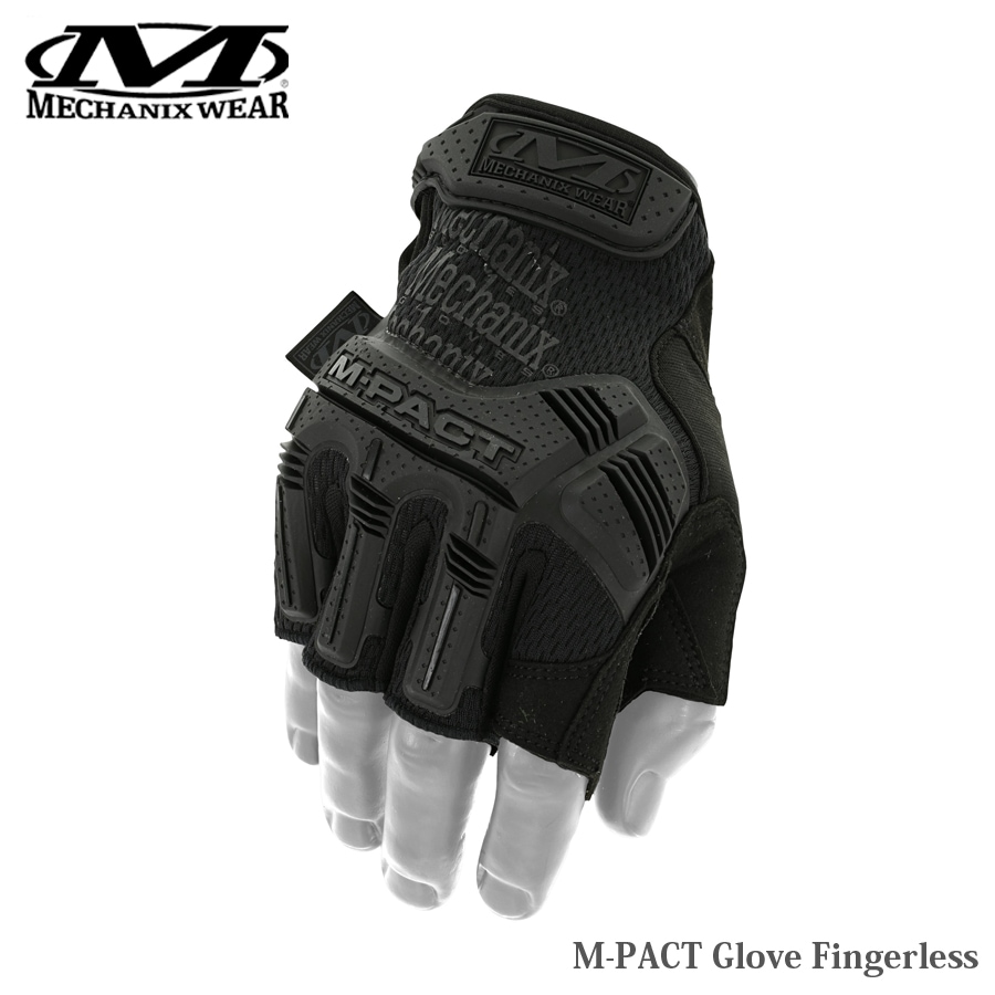 MECHANIX WEAR M-PACT Glove Fingerless エムパクト グローブ フィンガーレス MFL【メール便】