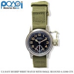 MONTRE ROROI M.R.C. WATCH CO. WW2 REPLICA U.S.NAVY BUSHIP WRIST WATCH WITH SMALL SECOUND Ƴӻ A-2206