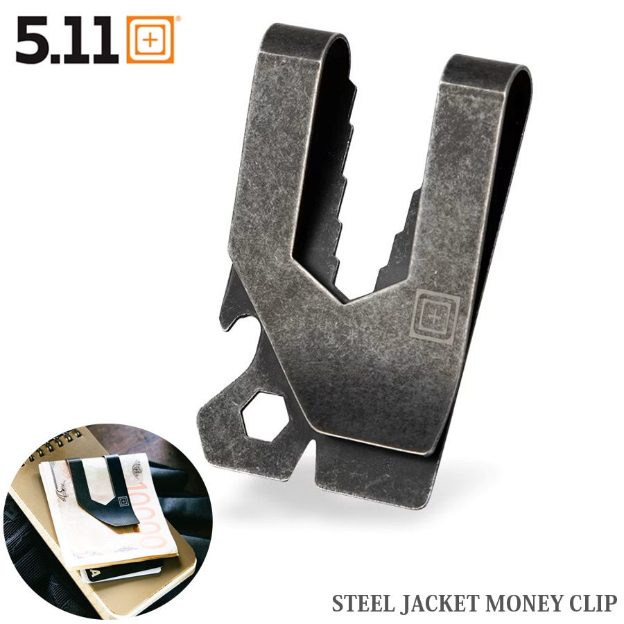 5.11 Tactical STEEL JACKET MONEY CLIP #56724【メール便】