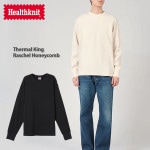 Healthknit Thermal King Raschel Honeycomb Crew Neck 52023