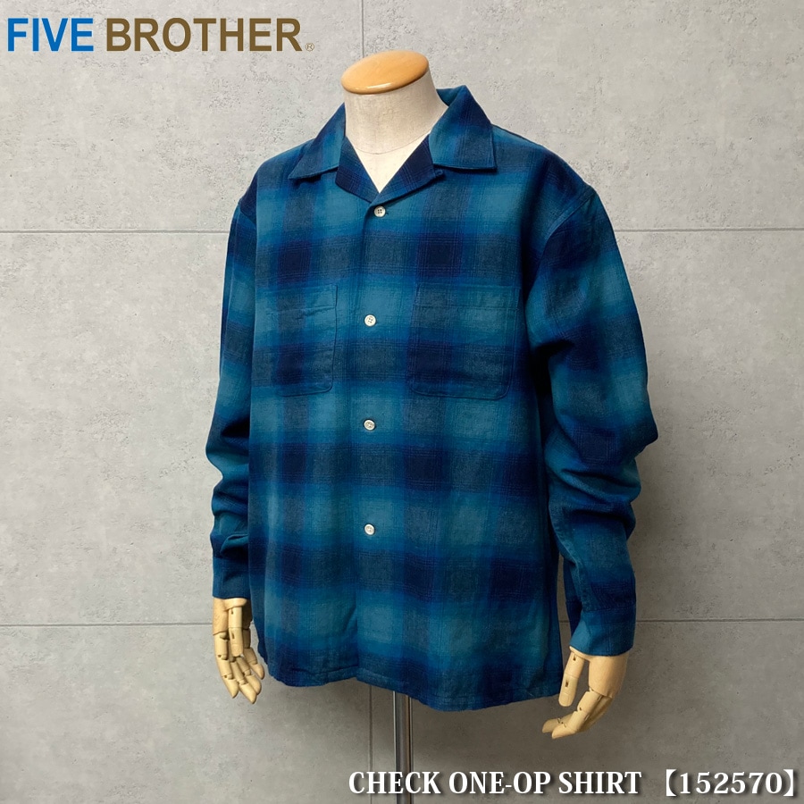 ミリタリーショップ専門店 SWAT | FIVE BROTHER CHECK ONE-OP SHIRT