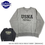 Buzz Rickson's USNA FOOTBALL SET-IN CREW NECK SWEAT SHIRT BR69696