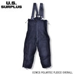 U.S SURPLUS��US�����ץ饹�� �Ʒ�����̤������ ECWCS POLARTEC FLEECE OVERALL �ݡ���ƥå� �ե꡼�� �����С������� 