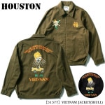 HOUSTON VIETNAM JACKET SKULL �٥ȥʥ� ���㥱�å� 51577
