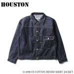 HOUSTON US COTTON DENIM SHIRT JACKET US���åȥ�ǥ˥ॷ��ĥ��㥱�å� 51498