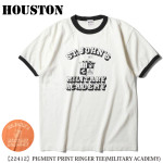 HOUSTON PIGMENT PRINT RINGER TEE (MILITARY ACADEMY) �ԥ����ȥץ��� ��󥬡� ȾµT����� 22412�ڥ᡼���ء�