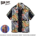 SUN SURF�ʥ��󥵡��ա� RAYON HAWAIIAN SHIRT ��MONSTERA BORDER�� SS39622