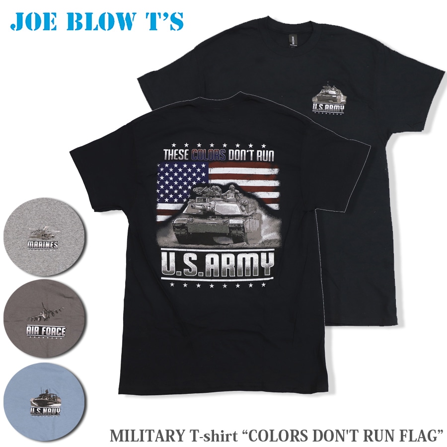 JOE BLOW T'S COLORS DON'T RUN FLAG T-SHIRT 【メール便】