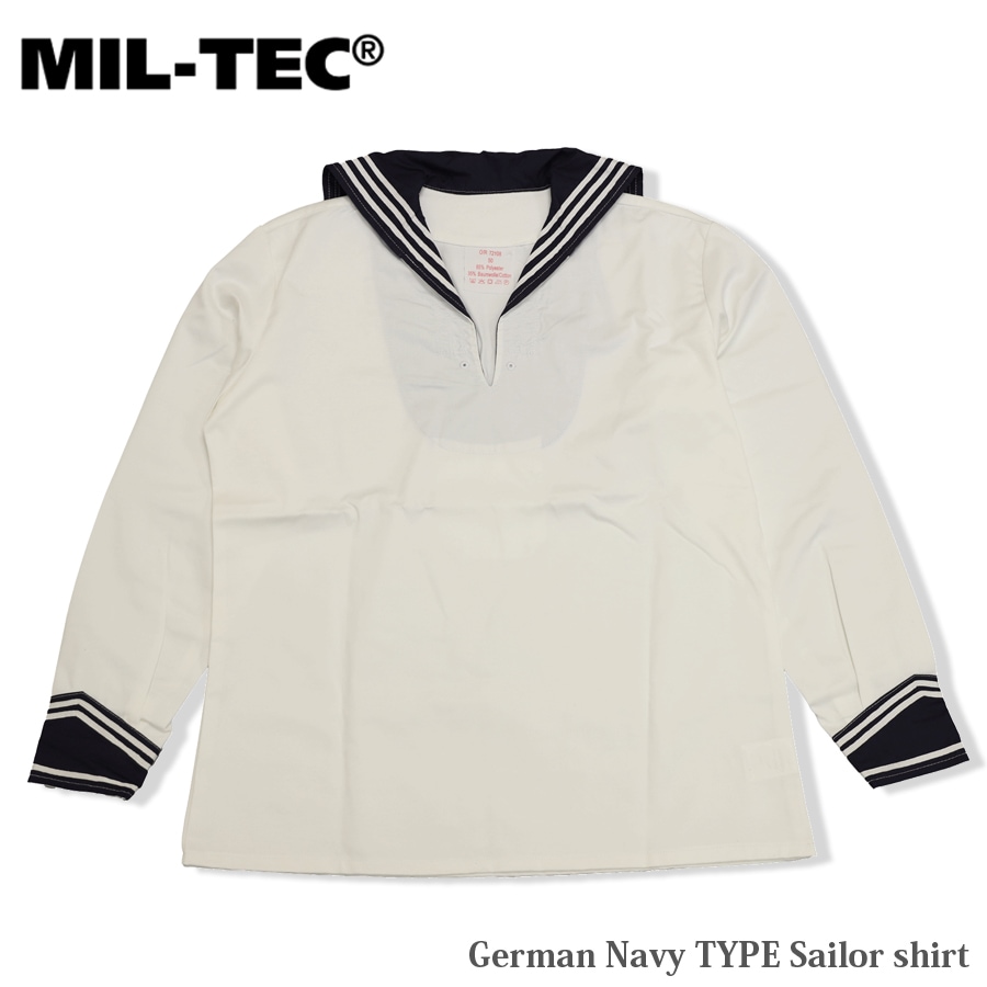 MIL-TEC（ミルテック） ドイツ海軍タイプ セーラー シャツ MT-200