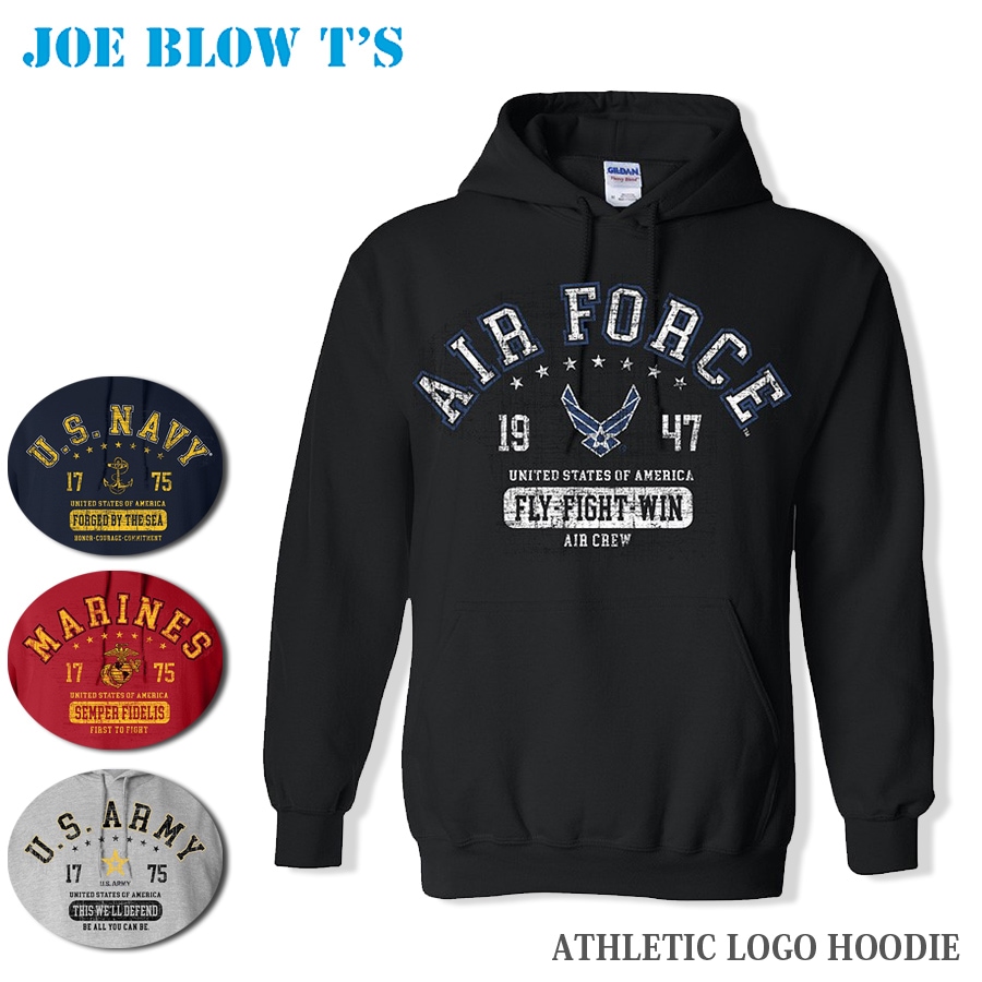JOE BLOW T'S ATHLETIC LOGO HOODIE 