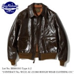 Buzz Rickson's Type A-2 ��CONTRACT No. W535 AC-23380 ROUGH WEAR CLOTHING CO.�� BR80593