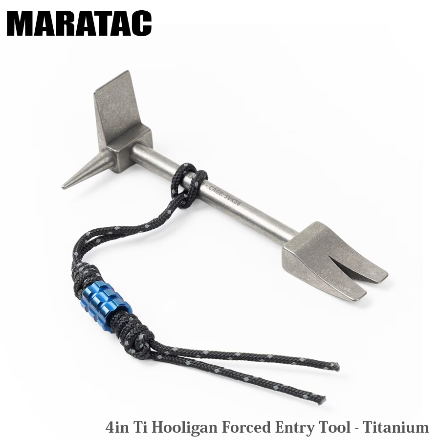 MARATAC 4in Ti Hooligan Forced Entry Tool - Titanium 【メール便】